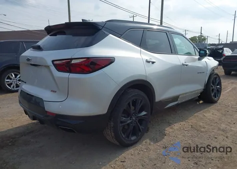 2022 Chevrolet Blazer Awd Rs из США, поврежденный, VIN 3GNKBKRS8NS134765